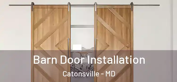 Barn Door Installation Catonsville - MD