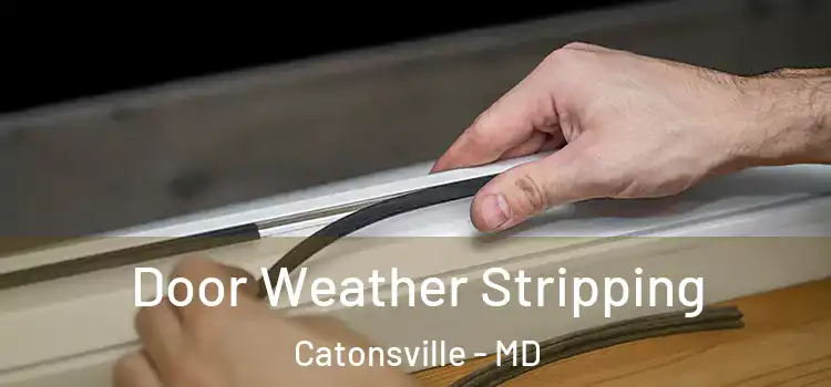 Door Weather Stripping Catonsville - MD